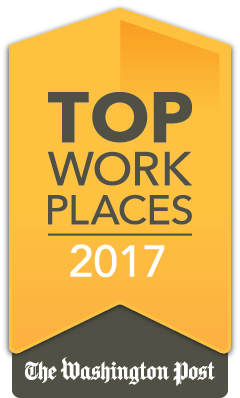 2017 Washington Post Top Workplace Badge