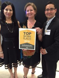TCGers Collect the 2016 Top Workplace Award