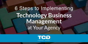 6 Steps to Implementing Technology Business Management at Your Agency | TCG