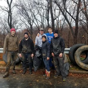 TCGers volunteered with Ward 8 Woods to help clean up Shepherd Park in Washington, DC.