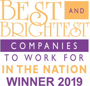 Best and Brightest Companies to Work for In the Nation; Winner 2019.